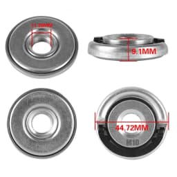 1pc M10 Angle Grinder Self-Locking Pressing Plate Galvanized Grinder QuickRelease Pressure Plate Flange Nut Power Chuck Tool