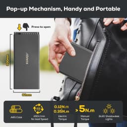 KUAIQU 68pcs 5-Speed Torque Electric Screwdriver Set DIY 3.7V Rechargeable Screwdriver Magnetic iPhone Disassemb Repair Tool