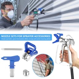 Airless Paint Sprayer Tips Reversible Spray Gun Nozzle Filters Machine Replace