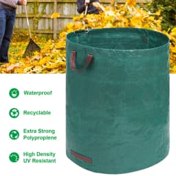 4PCS 272L Large Garden Waste Bag Lawn Garden Leaf Grass Reusable Duty Rubbish Bag