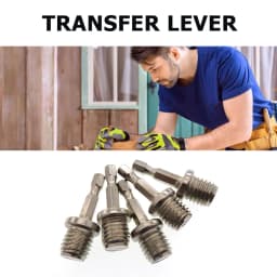 M10 M14 1/4 6mm Hex Connecting Rod Adapter Hand Electric Drill Polisher Grinder Adapter Rod Metal Polishing Disc Connection Rod