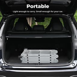 3.7M Multi Purpose Ladder Aluminium Folding Extension Adjustable Step New Fold