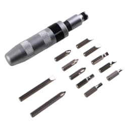 13pcs Manual Impact Driver Set - 1/2in Reversible Hand Impact Screwdriver Bits