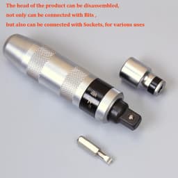 13pcs Manual Impact Driver Set - 1/2in Reversible Hand Impact Screwdriver Bits