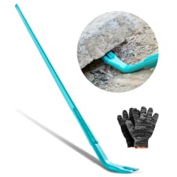 SucceBuy 56in Prylever Bar Carbon Steel Handle 2000 lbs Floor Pry Lever Bar Concrete Demolition Crowbaring for Industrial Use
