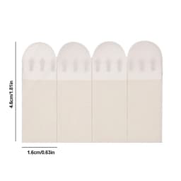 12 Pairs Photo Frame Stickers Heavy Duty Double Side Hook Loop Mounting Tape Removable Wall Fastener for Home Decor Indoor Use