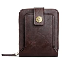 Vintage Popular Men's Short Wallets, Retro Trend, Horizontal Zipper Coin Purse, Multi-Functional Card Durable Convenient Wallets