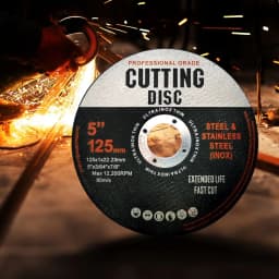 50pcs Professional Metal Cutting Discs 1mm Thin 5" 125mm Angle Grinder Disc Steel