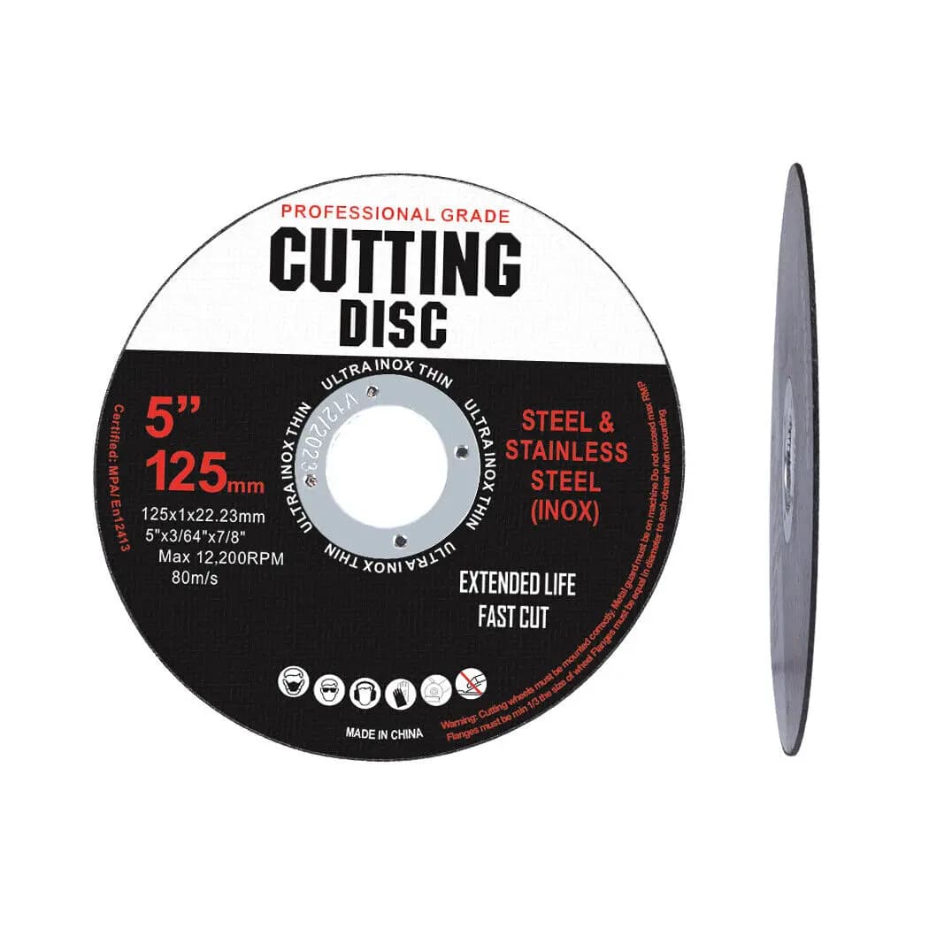 50pcs Professional Metal Cutting Discs 1mm Thin 5" 125mm Angle Grinder Disc Steel