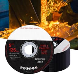 50pcs Professional Metal Cutting Discs 1mm Thin 5" 125mm Angle Grinder Disc Steel