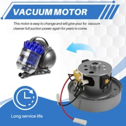 1600W Powerful Vacuum Cleaner Motor For Dyson DC33C DC37 DC52 YDK YV-16K23FA 918953-05 Replacement Parts