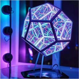 1 Piece Infinity Dodecaedron Color Art Light USB Charging Christmas Gifts Decorations