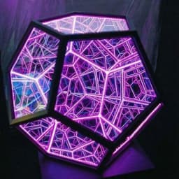 1 Piece Infinity Dodecaedron Color Art Light USB Charging Christmas Gifts Decorations