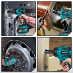 YOFIDRA 1000N.m Brushless Electric Impact Wrench 3 Gears 1/2 inch Cordless Efficient Electric Screwdriver For Makita Battery Pin