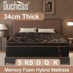 Duchess Mattress Queen Double King Single Bed Euro Top Spring Foam 34cm