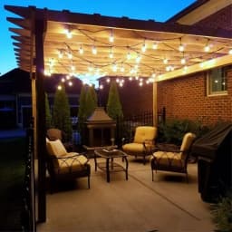 20LED 20M Solar LED Festoon String Lights Christmas Waterproof Outdoor Garden