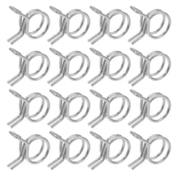 10Pcs Set Stainless Steel Spring Hose Clamps Universal Sealing Pipe Tube Clips Practical Hardware Fasteners