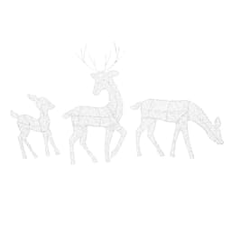 DIY Elk Silhouette Battery Powered Iron Art Elk Deer Statue Atmosphere Props Reindeer Yard Ornament Xmas Christmas Decorations