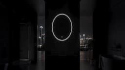 LUVODI Oval LED Bathroom Mirror 60x80cm/24x32in Backlit Vanity Mirror Dimmable 3 Color Anti-Fog Touch Control