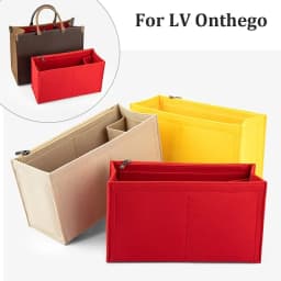 Felt Insert Liner Purse Organiser Pouch Handbag Tote Bag Internal Bag For LV Onthego 2050
