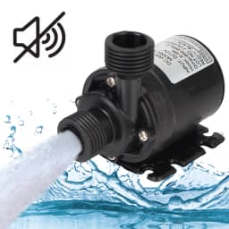 DC 12V/24V Submersible Water Pump Waterproof Water Immersion Pump 5.5 M Brushless Motor for Cooling System Fountains Heater