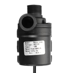 DC 12V/24V Submersible Water Pump Waterproof Water Immersion Pump 5.5 M Brushless Motor for Cooling System Fountains Heater