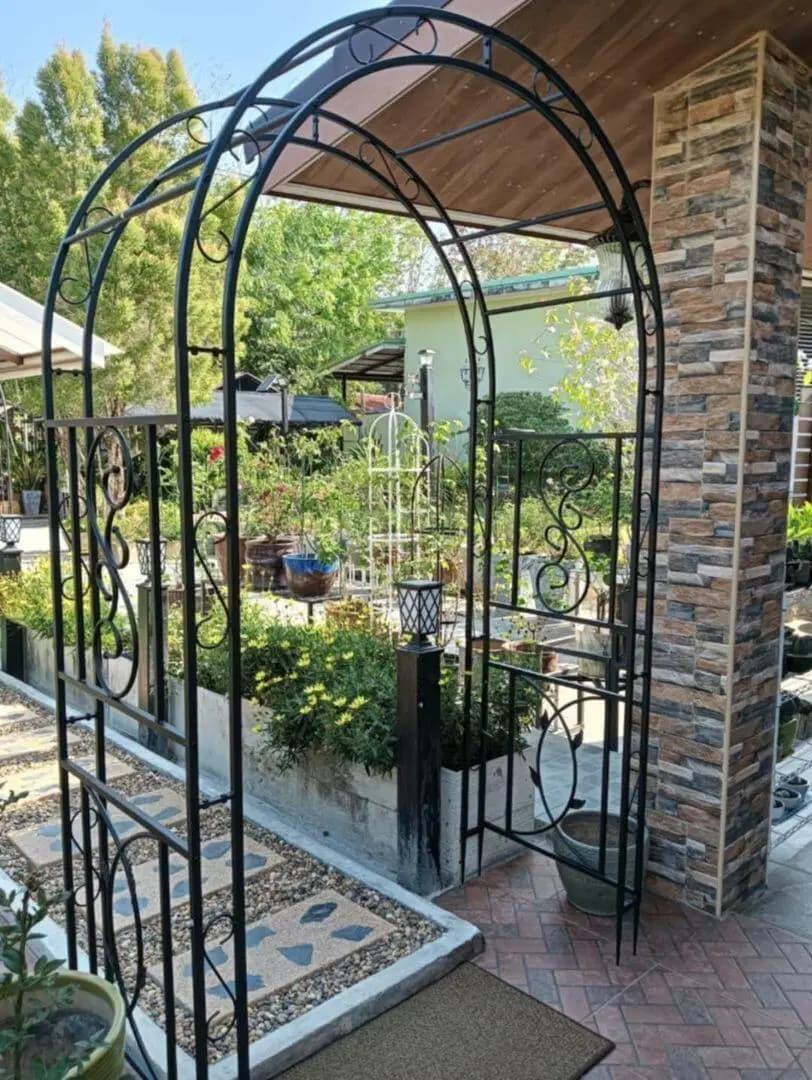 Rose arch Rankhilfe garden Climbing aid Rose trellis Garden archway 215cm