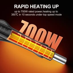 ILIBILIB 700W Solder Rework Station 2 in 1 Soldering Iron Kit Hot Air Heat Gun Station