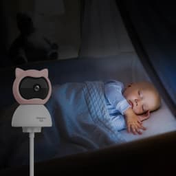 XIAOVV Baby Monitor 4MP WiFi indoor Cry detection Two-Way Audio Motion Detection Night Vision Baby Camera for Home Security Q2BM