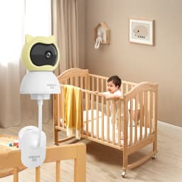 XIAOVV Baby Monitor 4MP WiFi indoor Cry detection Two-Way Audio Motion Detection Night Vision Baby Camera for Home Security Q2BM