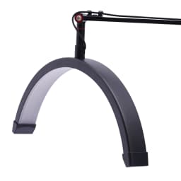Adjustable LED Beauty Moon Light -1800LM,Tri-Color Warm/Natural/Daylight, 360° Rotatable, Height-Brightness Adjustable for Salon