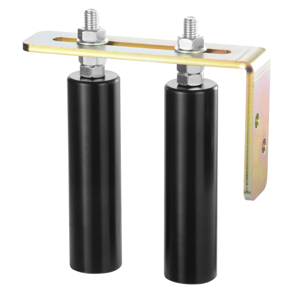 SucceBuy Sliding Gate Kit 6” Rolling Gate Hardware Kit with L-Bracket Universal Adjustable Sliding Gate Rollers for Rolling Door