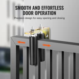 SucceBuy Sliding Gate Kit 6” Rolling Gate Hardware Kit with L-Bracket Universal Adjustable Sliding Gate Rollers for Rolling Door