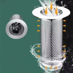 Stainless Steel Floor Drain Filter Hair Catcher Shower Sink Strainer Kitchen Sink Anti-clog Filter Bathroom Facilities