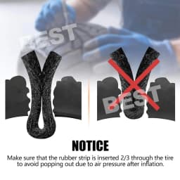 50pc Tyre Repair Plugs Car Tire Puncture Recovery Tyre Tubeless Seal Plugs Strip