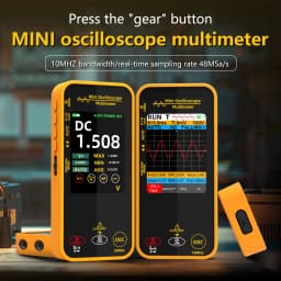 BSIDE Graphic Digital Multimeter Oscilloscope OS1 High-precision Multitester Resistance Voltage Capacitance Hz Continuity Tester