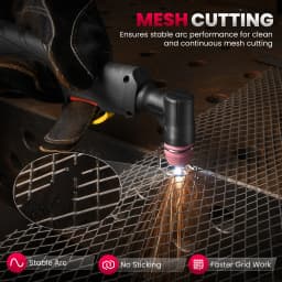 Pilot Arc Plasma Cutter 65A IGBT Inverter Sensor Technology 3/4 Inch Max Cut Post Flow 2T/4T & Air Sensor Technology 220V