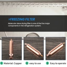 10 Refrigeration Filters 115 X18mm Refrigerator Filter Dryer Accessories Refrigeration