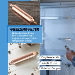 10 Refrigeration Filters 115 X18mm Refrigerator Filter Dryer Accessories Refrigeration
