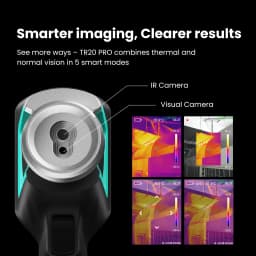 MILESEEY Thermal Imaging Camera 320x240 Resolution TR20 PRO Thermal Camera 50Hz High Refresh Rate with Video Recording