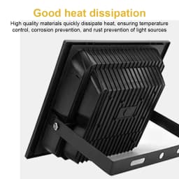 Solar floodlights are used for outdoor lighting in courtyard homes with remote control