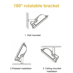 Solar floodlights are used for outdoor lighting in courtyard homes with remote control