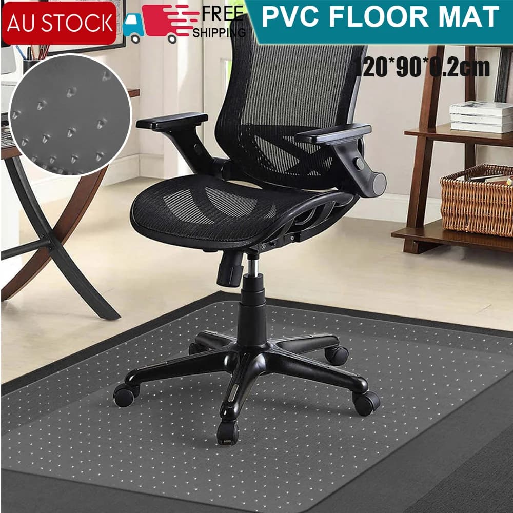 120X90CM Chair Mat Office Carpet Floor Protectors Home Room Computer Work