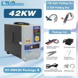 21KW36KW42KW Capacitor Storage Battery Spot Welding Machine/Portable Small Spot Welder Tools LED Digital Display 0.5mm Thickness