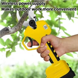 50mm Cordless Brushless Pole Pruning Shear 2 in 1 Cutter Scissor with 2 Battery