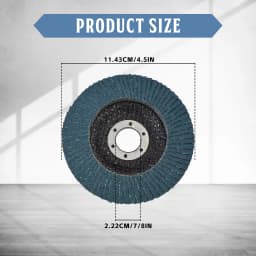 10-Pack Flap Discs Grinding Wheel 80 Grit, 4-1/2 X 7/8 Flap Disc Angle Grinder Sanding Disc Aluminium Oxide Grinding Type