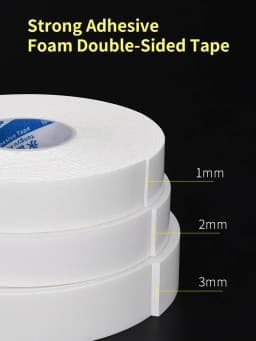 White Strong Adhesive Double-Sided Foam Tape Sealed Waterproof Fixed Installation Wall Anti-Collision Door And Window Sound
