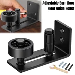 Adjustable Barn Door Floor Guide Roller Wall Mount Bottom Stay Sliding Hardware