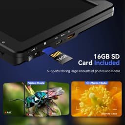 TOMLOV HDMI Digital Microscope 1500X DM9 Max 10.1" HD IPS 20MP Coin Microscope for Error Coins LCD Soldering Magnifier for Adult