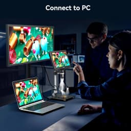 TOMLOV HDMI Digital Microscope 1500X DM9 Max 10.1" HD IPS 20MP Coin Microscope for Error Coins LCD Soldering Magnifier for Adult